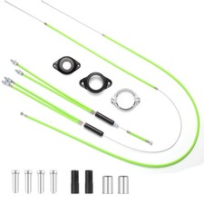 1 Set BMX Bike Gyro Brake Cables Front + Rear (Upper + Lower) with Spinner Ro...