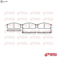 BRAKE PAD SET DISC BRAKE 0244.02 FOR KIA K2500/Platform/Chassis K2700 BONGO 2.9L