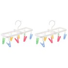  2 Count Socken Aufhänger Klammern Trockenständer Shorts Kleiderbügel