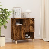 Sideboard RäUchereiche 60X35X70 Cm Holzwerkstoff Landhausstil