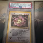 PSA 9 2000 Team Rocket's Meowth 18 Black Star Promo Pokemon Card - Mint!