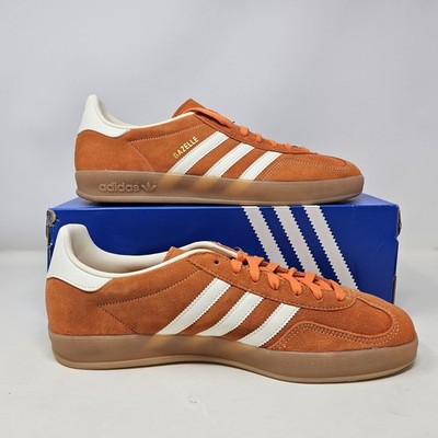 Adidas Gazelle Indoor 'Orange Off White' / JQ8392 / Men's Size 6.5