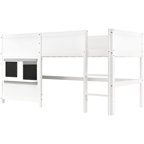 Kids Bunk Bed 3ft Cabin Bed Mid Sleeper Loft Bed Children Pine Wooden Bed Frame - Picture 10 of 11