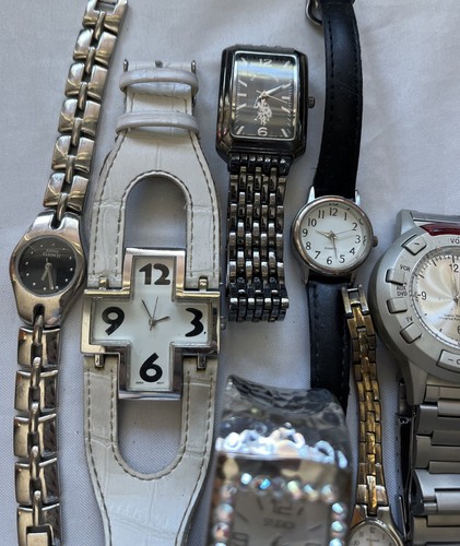 Lote de 20 relojes de marcas mixtas - sin probar para piezas o reparación - Imagen 2 de 13