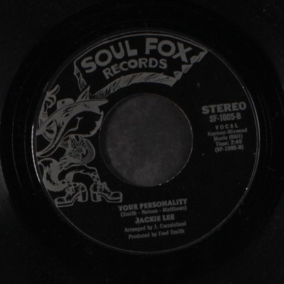 FRED SMITH ORCHESTRA / JACKIE LEE: personality theme / your personality SOUL FOX