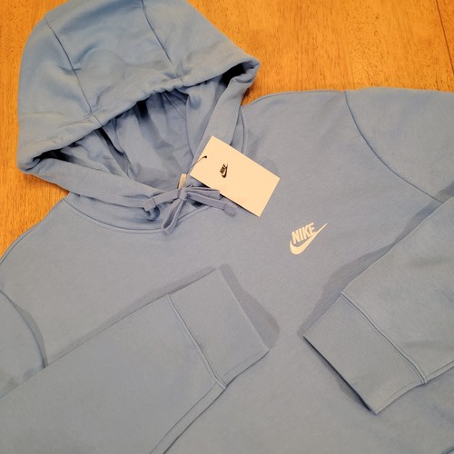 Nike Damen Club Fleece Hoodie 2XL weicher Pullover Universität blau NEU $ 65