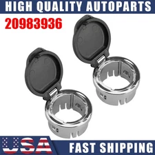 2PCS Cigarette Lighter Power Outlet Socket Cap Plug Cover Set 20983936 25793816