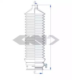 84119 FALTENBALGSATZ LENKMANSCHETTE SPIDAN FÜR CHRYSLER VOYAGER II - Bild 2 von 5