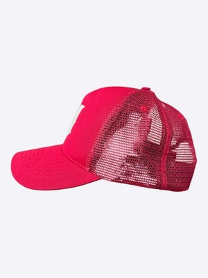 Amiri Red & White MA Logo Trucker Hat | eBay Amiri Red & White MA Logo Trucker Hat | eBay