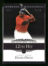2007 TOPPS MOMENTS & MILESTONES #105 DAVID ORTIZ #/29