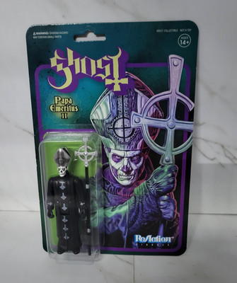Papa Emeritus II 2020 Ghost 3.75'' SUPER 7 ReAction NEW MOC