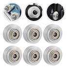  6 Pcs Bearing Wheel Pulley 3D Printer Roller Wheels Passive Round