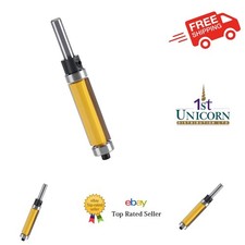 Router Bit - Flush Trim with Top and Bottom Bearing - 1-1/2 Inch Height