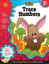 Carson Dellosa Trace Numbers Workbook for Preschool-Kindergarten  Number Tracing