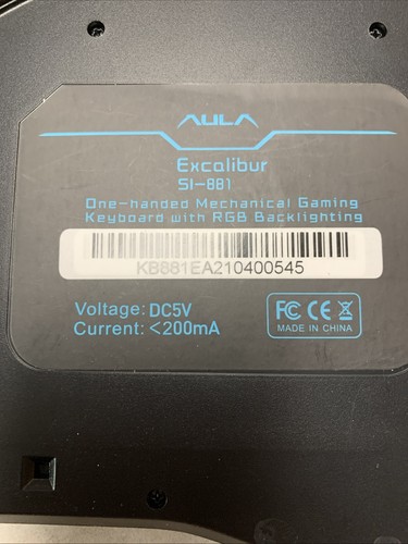 Beastron Aula 30 Programmable Keys Excalibur S1-881 Mechanical Game Keyboard - Picture 4 of 5