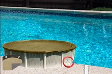 Above Ground Supreme Plus Round Swimming Pool Winter Cover - Choose Size