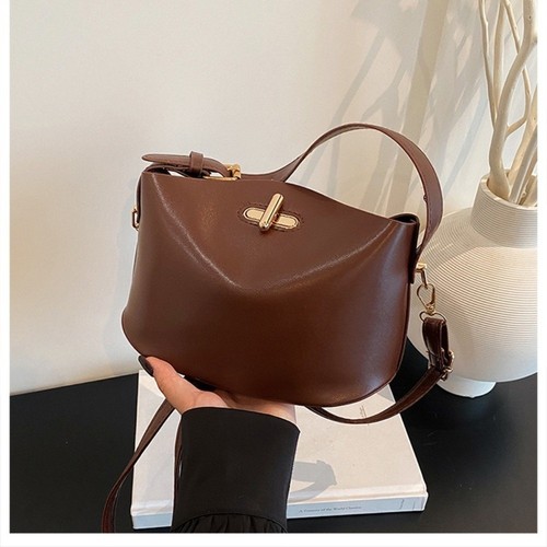 Elegant Fashion Handbag Soft Bucket Bag Casual Crossbody Bag Outing - Picture 6 of 16