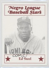 1986 Fritsch Negro League Baseball Stars Ed Steel #48 0w6