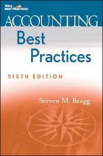 Accounting Best Practices - Hardcover, by Bragg Steven M. - Good