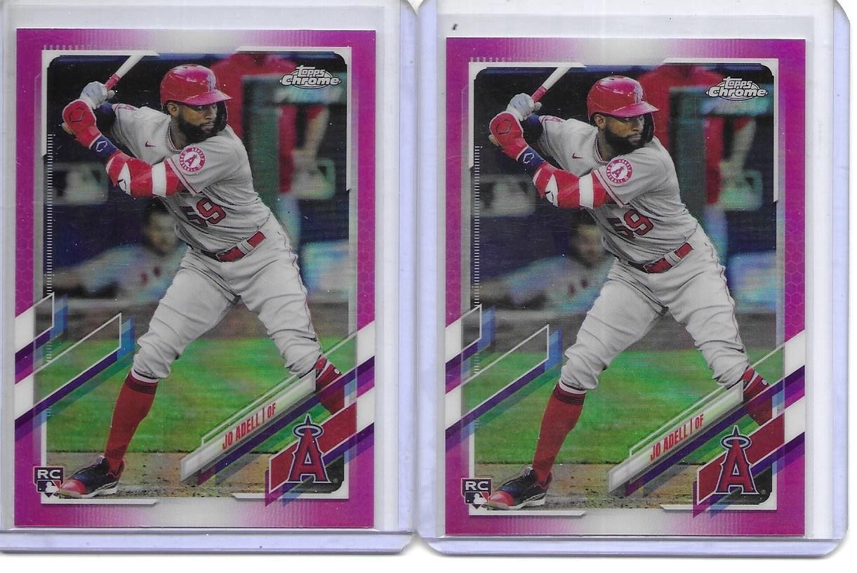 2021 Topps Chrome - Jo Adell #142 Pink Refractor (RC)