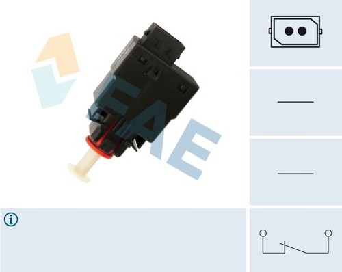 BRAKE LIGHT SWITCH STOP FAE 24460 P FOR BMW 3,5,7,Z1,E30,E34,E36,E28,E23,E46,E32 - 第 2/5 張圖片