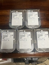 Lot of 5x Fujitsu MBA3300RC 300GB 15K RPM SAS 6Gb/s 2.5” Hard Drives - @3M
