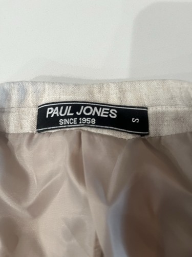 Paul Jones Men’s Tan Viscose and Linen Blend Blazer Size Small. - Picture 2 of 8