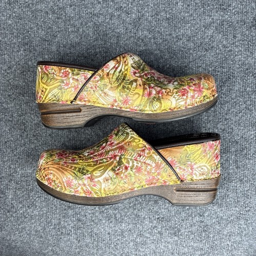 Zuecos Dansko XP Mujer 41 Floral Tropical Profesional Enfermería Comodidad EE. UU. 10.5/11 - Imagen 5 de 14