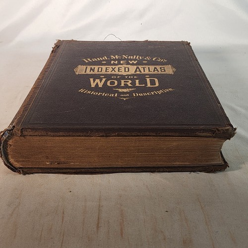 Rand Mc-Nally & Co's Indexed Atlas of the World 1888 - Complete W/ All Maps - Picture 3 of 11