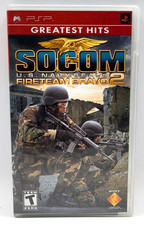 SOCOM: U.S. Navy SEALs Fireteam Bravo 2 Sony PSP GH CASE ONLY NO GAME 