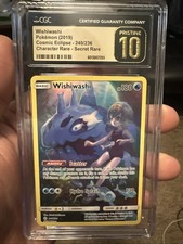 Pokémon TCG Wishiwashi Holo Carta Rara Segreta Sole e Luna Eclissi Cosmica 240/236