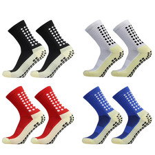 Mix Color 4 Pairs Anti Slip Grip Soccer Football Yoga Sports Socks Unisex Men