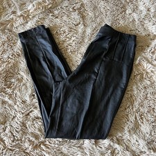 Shein Faux Leather Pants Womens Small Black