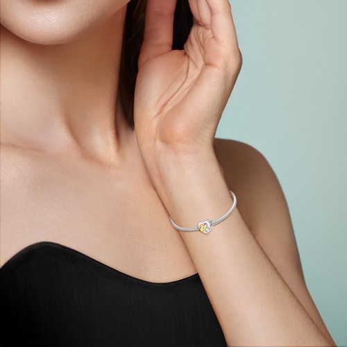 925 Sterling Silber goldenes DIY Charm Erde Flugzeug Anhänger für Frauen Armband - Picture 110 of 111