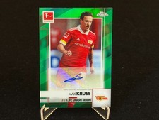 2020-21 Topps Chrome Bundesliga Max Kruse Green Auto 59/99 FC Union Berlin