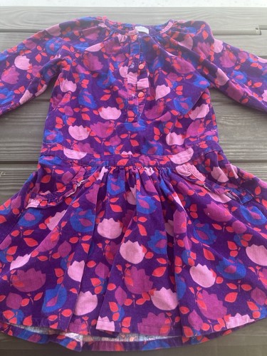 MINI Club Mädchen Kleid Cord lila blau Gr. 110-116 cm 5-6 J