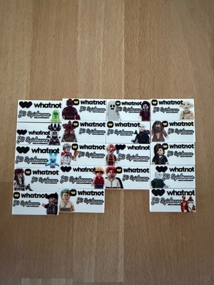 JB Spielwaren Lego Custom Streamfliesen 19 Stück - One Piece/Starnger Things /HB