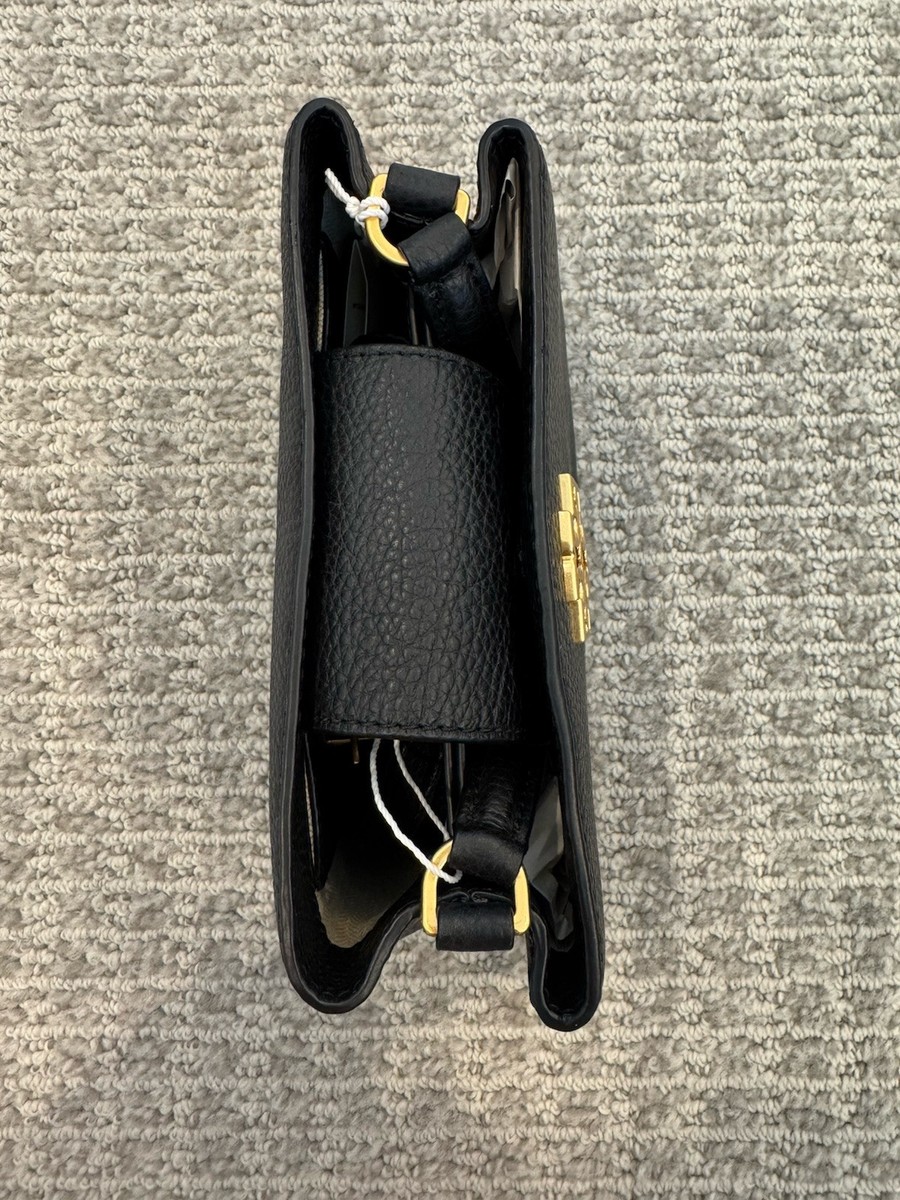 TORY BURCH 145357 BRITTEN BLACK WITH GOLD HARDWARE WOMENS