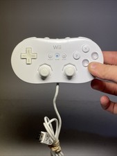Nintendo Wii Classic Controller - OEM Model RVL-005, White, Tested/Working