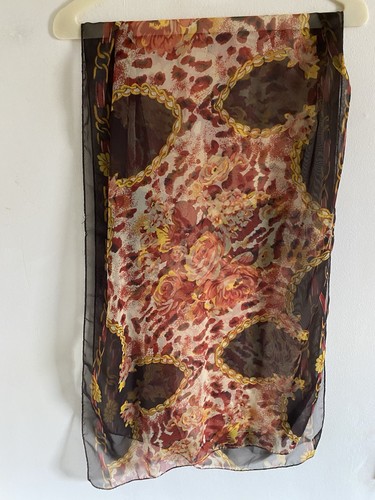 Vintage Chiffon Scarf / Stole -Bundle of 6 Scarves - Picture 5 of 7