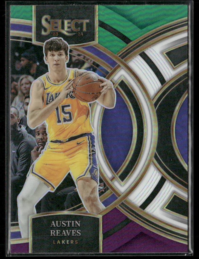 2023-24 Panini Select #149 Austin Reaves Green White Purple Prizms