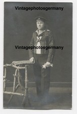 Z5141 Portrait Soldat Kolonie China Tsingtau Marine Mützenband Kiautschou
