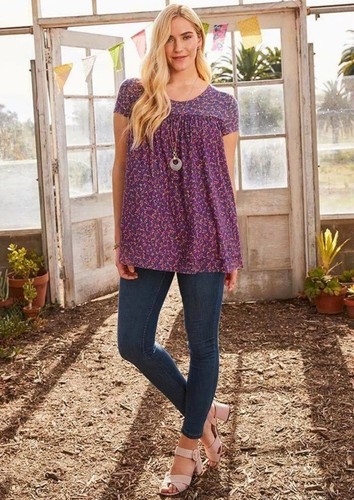 WOMENS MATILDA JANE Brilliant Daydream Walking On A Cloud Top SIZE Large EUC - Picture 16 of 17