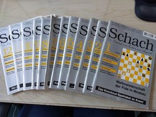 Schach Zeitung - Konvolut  -Zeitschriften  Jahr 2002   Nr. 1 - 12