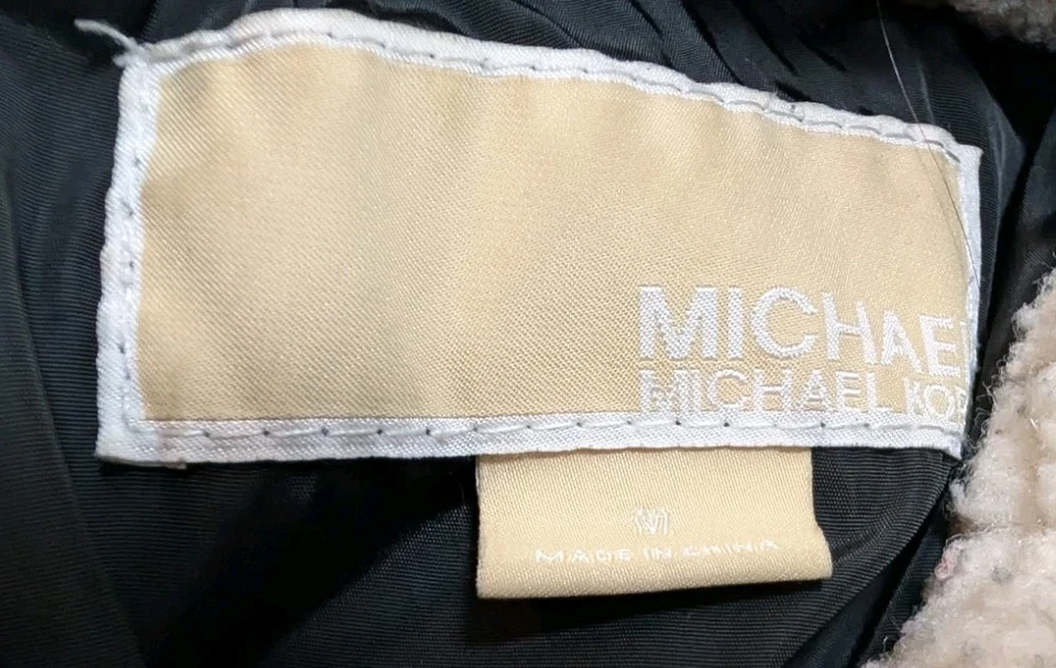 Chaqueta Michael Kors Mujer Talla Med Completa Oculta Cremallera Abotonada Foto 3 de 3