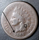 1864L INDIAN HEAD CENT