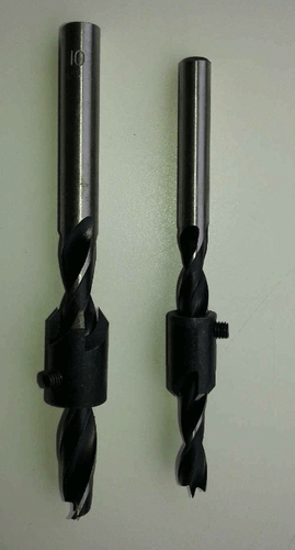 Wood drill with countersink depth stop wood spiral drill with centering tip - Picture 2 of 10