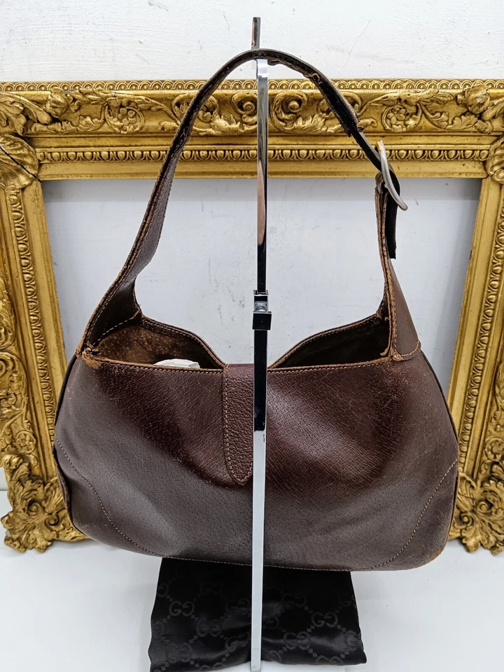 Gucci Jackie 1961 Brown Leather Medium Vintage Bag - Image 2 of 4