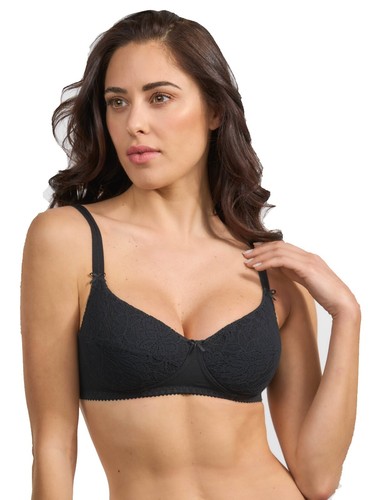 Spiman Reggiseno imbottito in cotone elasticizzato e pizzo elastico 331 - Picture 17 of 39