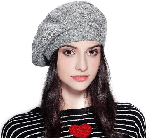 MOSNOW French Beret Hat Wool Women's 